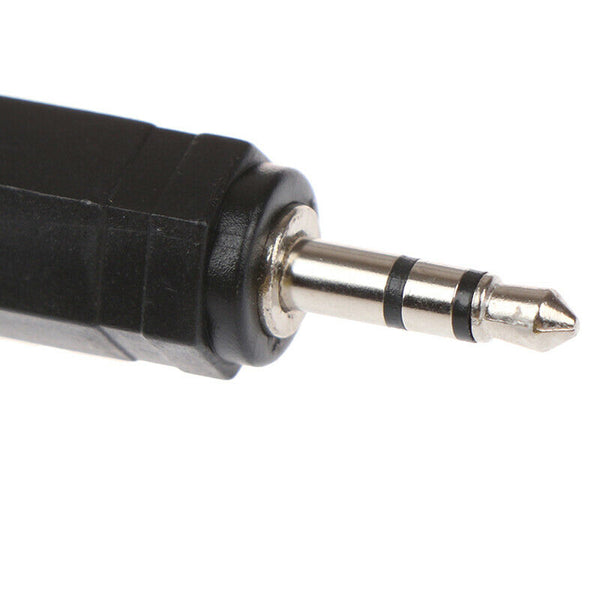 2Pcs 3.5mm male to 2.5mm female stereo audio mic plug adapter mini jack ca JR