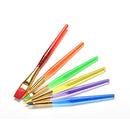 6 Pcs/Set Paint Brush Set New Nylon Handle Brush Kid Watercolor Drawing Z