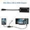 Micro USB To HDMI TV Out HDTV MHL Adapter Cable Charger Set For Phone Tablet