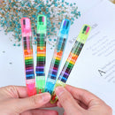 Children Painting Toys 20 Color Wax Crayon Funny Pastel Kid Pen Random Colo Hn