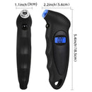 HB-110 Digital Tire Pressure Gauge 0-150 PSI for Car Motorcycle (Black)