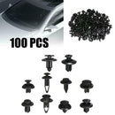 100Pcs/set Plastic Trunk Screw Rivets Car Bumper Fender For Auto Fastener Clips