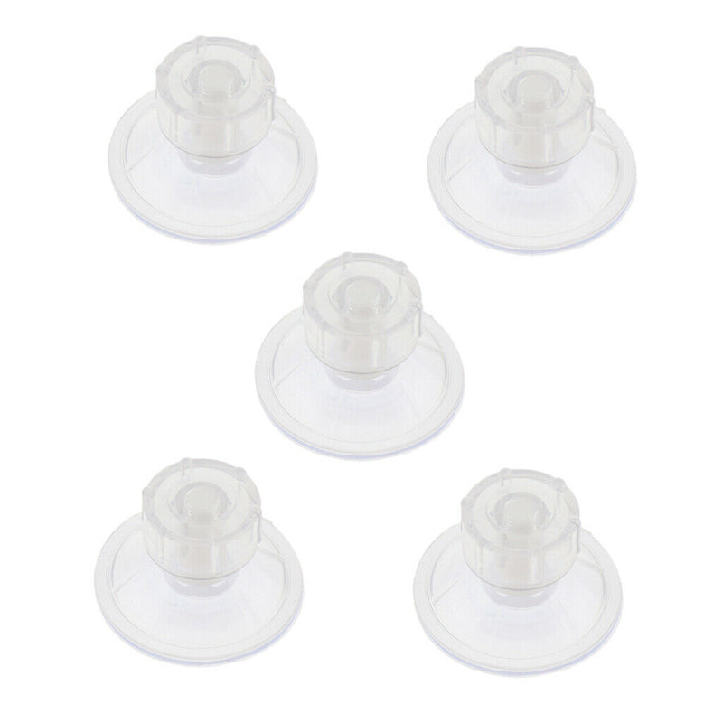 5 Pcs Glass Aquarium   Tank Breeding Separator Divider Plastic Suction Cup