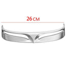 Motorcycle Chrome Rear Mud Flap Trailing Edge Cover Mudguard Flare Trim Tip Y5C2