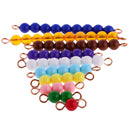Addition & Subtraction Board Montessori Maths Teaching Aids +10Pcs Beads Bar
