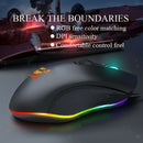 V1 Wired Gaming Mouse 8 Button w/ LED Breathing Light 3200 DPI for Laptop PC