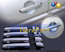 New Triple Chrome Car vehicle Door Handle Covers Trim Cap fit for Hyundai Accent