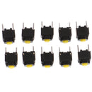 10pcs Mute Button 6*6*7.3mm Silent Switch Micro Mouse Button SwitchSA3C