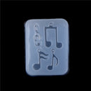 Unique Music Notes Silicone Mold Chocolate Soap Cake Decorating Kitchenware PVES