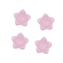 Wholesale 20x Pink Spacer Czech Flower Glass End Beads Caps Jewelry Findings