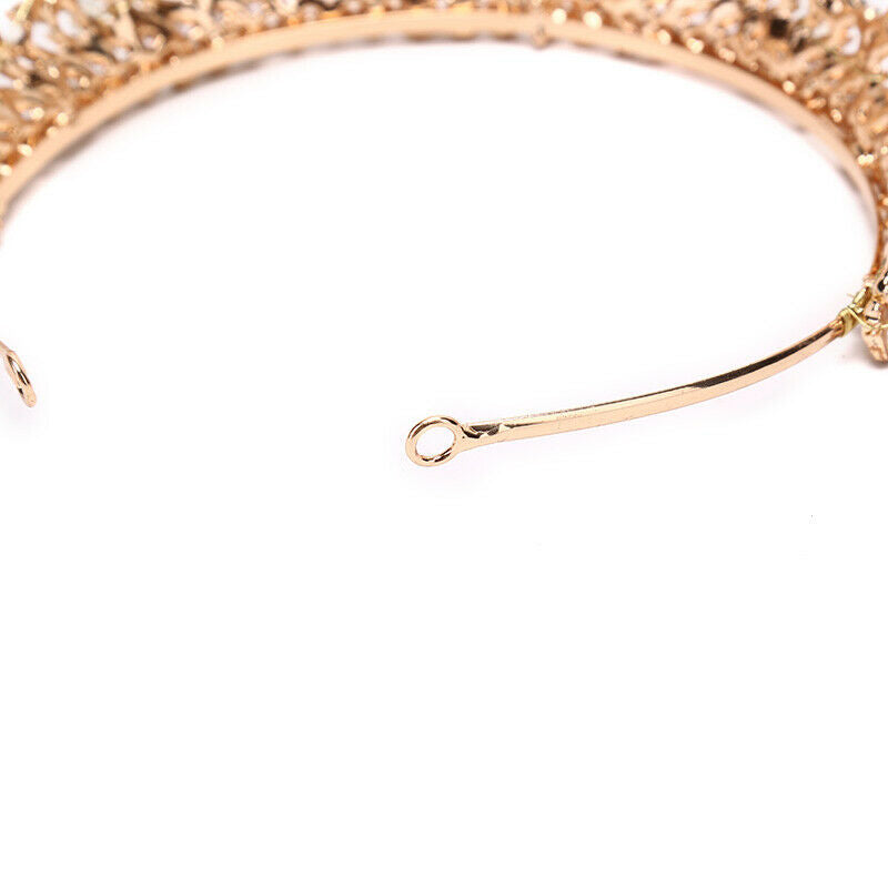 Baroque Crystal Rhinestone Wedding Crown Headband Bridal Tiara Party Queen G Kw