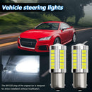 2x LED Bulbs BAY15D 33SMD 5730 6000K 1200LM Car Brake Interior Reading Lamp
