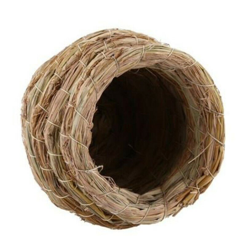 Grass Nest House Snooze Bed Cabin Cave For Guinea Pig Chinchilla Hamst EHG HOC