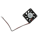 3 Pcs 4cm 2 Pin DC Brushless 12VDC 0.10A CPU Cooler Cooling Fan Black