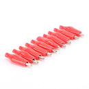 10X Leads HOT for Electrical Jumper Wire Test Cable Alligator Clip 28mm~ JR