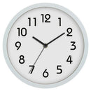 25cm Super Quite Clock Non Ticking Quartz Wall Clock Home Decor White