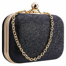 Women's bling evening party handbag Wedding ball clutch bag with chain Mini