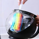 Flexible Cup Brush Replacement Head Long Handle Sponge Cleaner Bottle Scrubber