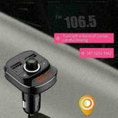 Car Kit FM Transmitter Dual USB + Type-C Port Charge C2L5 MP3 Audio Player F7J2