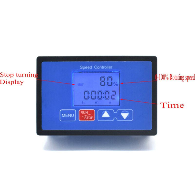 Wireless Remote Motor Speed Controller Digital LCD Display 30A Timing Tachometer