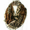 Womens Long Soft Wrap Shawl Leopard Chiffon Scarf Autumn AU Q8G4. N4Z0 G6O0