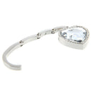 Heart-Shape Foldable Purse Handbag Hanger Hook Holder Q3K4