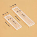 3 Pcs Diy Bookmark Mould Making Epoxy Jewelry Diy Craft Silicone Transparen I2Q1