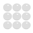 40 Pcs 0.3''/ 8 mm Metal Coin Round Stamping Blank Tag Jewelry Making DIY