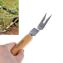 Stainless Steel Garden Weeder Hand Weeding Removal Roots Cutter Puller Tools Gn