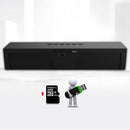 Sardine Bluetooth Speakers with FM Radio, Alarm Clock, Built-in Mic, LED Di