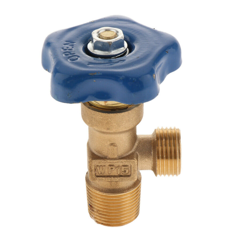 Argon Cylinder Valve Ready to Use with All Inert Gases Blue + Golden Color