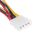 4pin IDE to 3 Serial ATA SATA Power Splitter Extension Cable Connectors Comp.kz