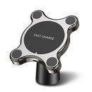 Universal Wireless Car Charger Magnetic Mobile Phone Holder Qi Fast Charge Pad