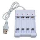 Universal usb 4 slots output battery charger battery quick charge adapter S Hn