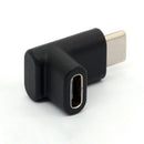 90 Degree Type C Adapter, USB C Male to Female Adapter Upward and Downward  T2J2