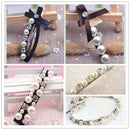 100x Crystal Rhinestone Sew On Loose Faceted Beads for DIY Sewing Crafts 7mm