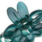 2Pcs Green Purple Hair Claw Clip Hairpin Barrette Fashion Accessory Jewelry