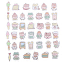 40x Label StickersSet Decorative Stationery Stickers Scrapbooking DIY DiaryJR