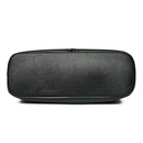 Women Messenger Soft Leather Shoulder Bags Tassel Crossbody Handbags (Black