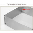 Stainless Steel Cake Ring Handmade Diy Pastry Moulding Decoration Adjustabl R9F6