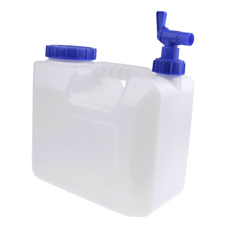 Portable 10 Litre Water Container with Spigot, Water Jerry Can Bucket for