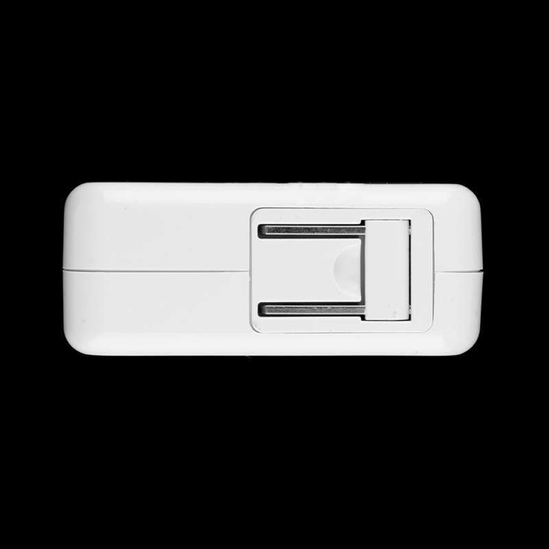 White Plastic 2.1A 4 Ports Usb Portable Home Travel Wall Charger Ac Power A Y8P8