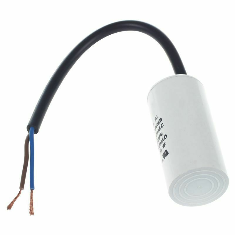 5X(Wired Terminal AC Motor Run Capacitor 6uF 450V CBB60 D2U1)