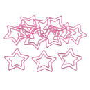 12x Metal Star Shape Paper Clips Bookmark Photo Album Envelope Clips