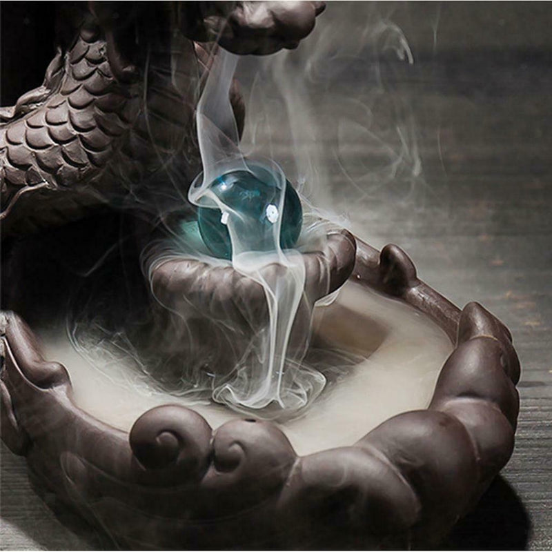 Ceramic Censer Dragon Smoke Backflow