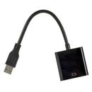 USB 3.0 to VGA Video Display Adapter 1080P Multi-Display Converter (Black)