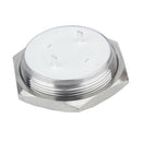 Stainless Steel Push Button Switch,30mm Resetable,Flat Head 1NO