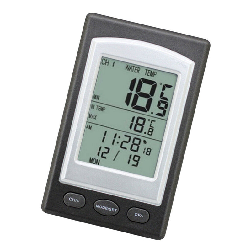 Wireless Digital Display Pool SPA Floating Sensor Thermometer Indoor Outdoor
