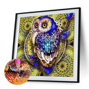 5D DIY Diamond Painting Owl Rhinestone Kit Full Square Wall Picture (F048)