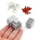 1Set Car Part 12Pin Way Sealed Waterproof Electrical Wire Auto Connector Plug Gw